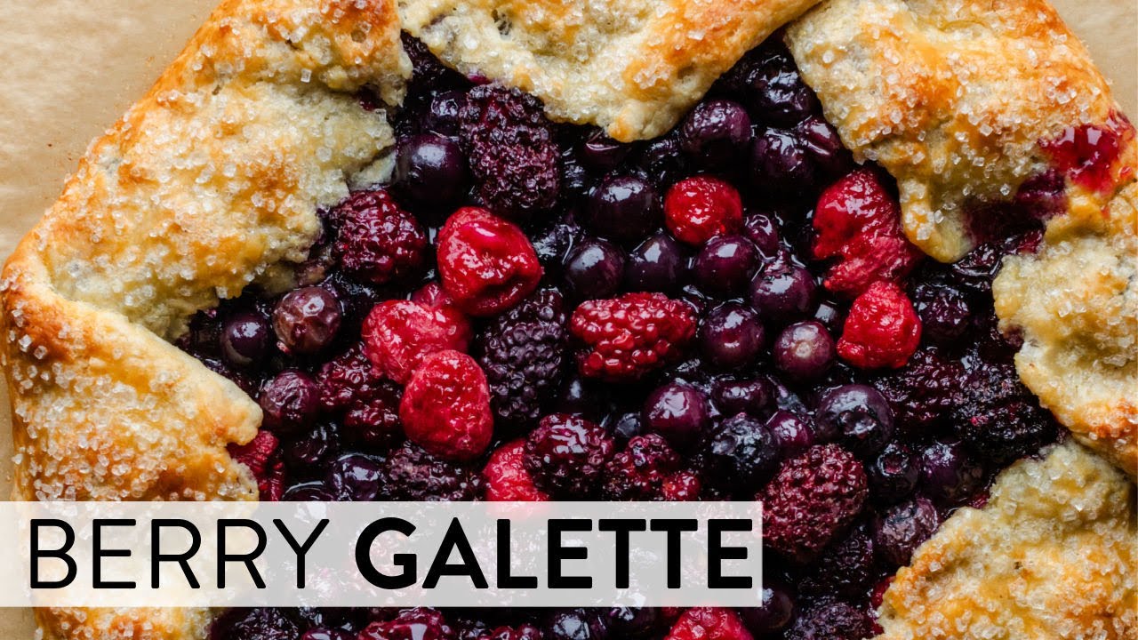 Mixed Berry Galette (Cornmeal Crust) | Sally's Baking - YouTube