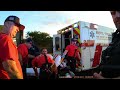 Kicking Paramedics & Hitting Police