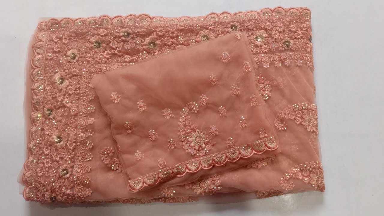 Net Saree Blouse cutting krnye ka Very Easy Method/How to make Full net blouse cutting Krna sikhye✂️