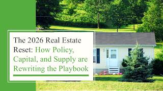 2026 Real Estate Market Reset: The Data-Driven Truth | Webinar Replay Wealth