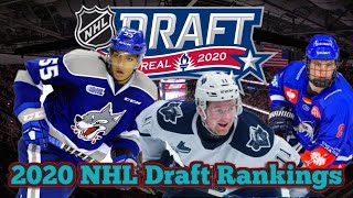 2020 NHL Draft Rankings