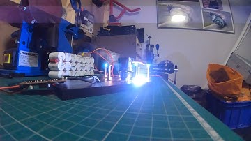 Tesla coil spark gap test - V1