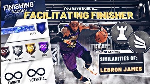 NBA2K20 LeBron James BUILD 61 BADGE UPGRADES - DEMIGOD SMALL FORWARD BUILD
