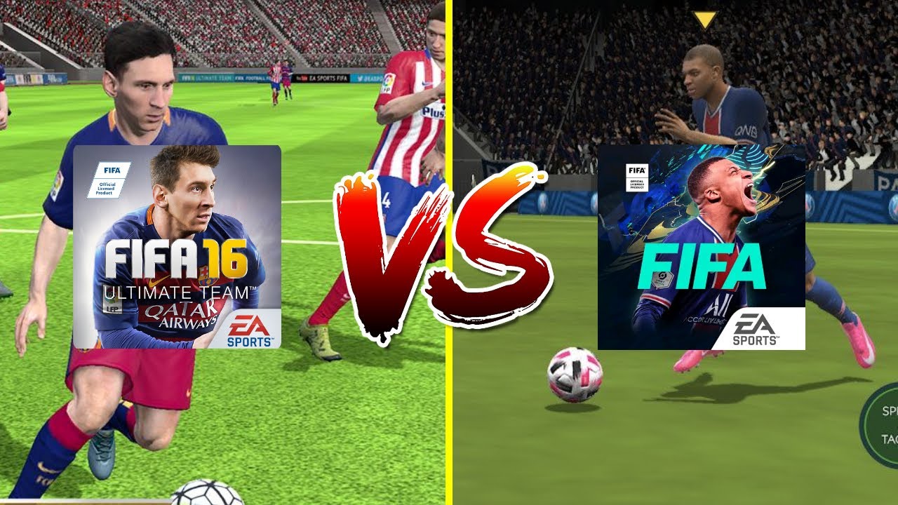 fifa17mobile  New 2022  ⚽ Fifa 16 Mobile VS Fifa 21 Mobile⚽