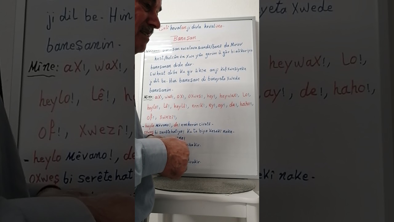 Rêzimana kurdî bı Sercivînre; BANG Û BANEŞAN. في قواعد اللغةالكردية مع سرجفين:النداء وادوات النداء.