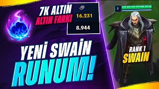 3 İTEM FARK ATTIRAN EFSANE SWAIN RÜNÜ | TÜRKİYE SWAİN 1. Sİ ÖĞRETİCİ MİD LANE | Pace LoL