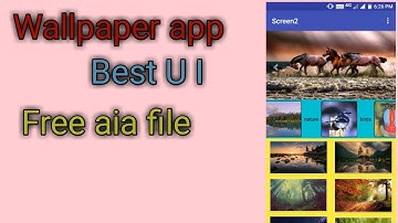 wallpaper aia file | free advance UI wallpaper aia file