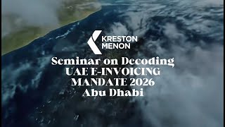 Seminar on Decoding the UAE E-Invoicing Mandate 2026 - Abu Dhabi