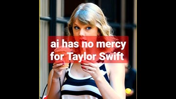 Taylor Swift caught eating ice-cream.(ai does NOT like her?) #vevo #aiart #taylorswift #music #ai
