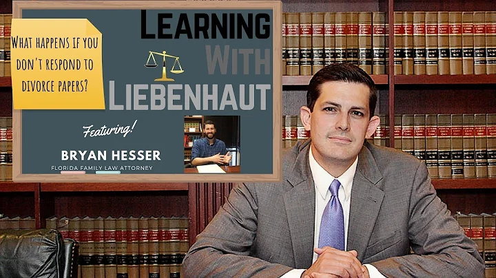 What Happens If You Don't Respond To Divorce Papers?| Learning With Liebenhaut