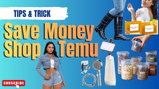 Save Money/ Tips & Trick/ Shop Temu
