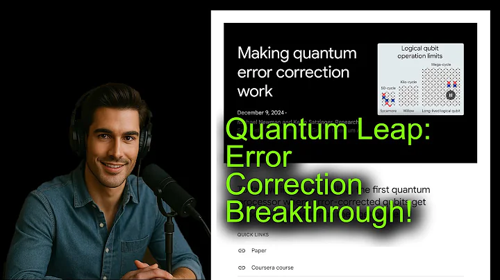 Quantum Leap: Error Correction Breakthrough!