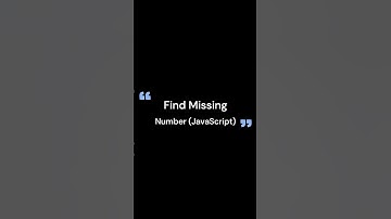 Find Missing Number | Beginner vs Pro Challenge 3 #javascript #coding #codingchallenge #shorts #code