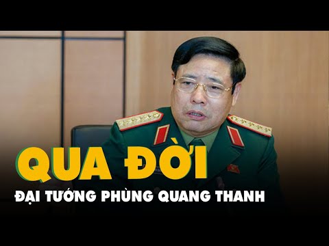Video Đại tướng Phùng Quang Thanh từ trần tại nhà riêng - youtube