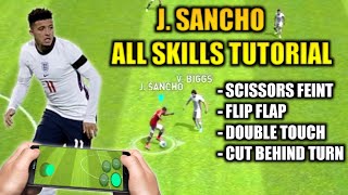 SANCHO ALL SKILLS TUTORIAL IN PES 2021 MOBILE