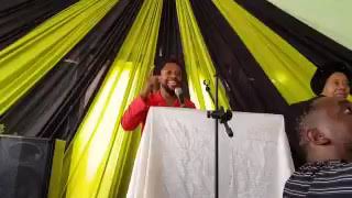 Dr. Mbuyiseni Ndlozi Singing a Beautiful Gospel Song "Isibatha/Bayavuya"