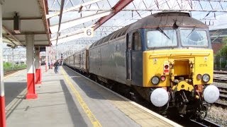 (HD) WCRC 57313 + 57315 Leave Crewe With 1Z34 21/06/14