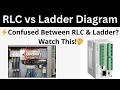 RLC vs Ladder Diagram – Difference Explained in Hindi | PLC Programming Basics
