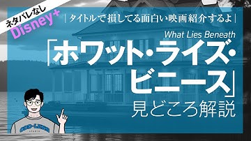【ネタバレなし】ホワット・ライズ・ビニース／見どころ解説／映画紹介【Disney 】