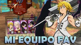 ¡MI EQUIPO FAVORITO ACTUALMENTE Meliodas + Lillia [Padoru] destruyen el PvP | 7DS: Grand Cross