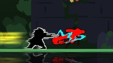 Scripted YOMI Hustle - Michael vs Mr. Red