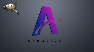 Gimp Tutorial: How to make text company logo design In gimp