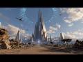 Ancient Alien Citadel Arrival - Deep Space Ambient Experience | Galactic Odyssey