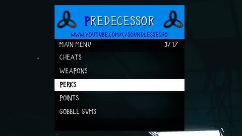 Black Ops 3 Predecessor 1.0.1 Mod Menu (Stealth Menu, Modded Stats, Gobble Gum, All Maps, God Mask)