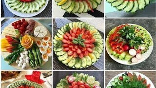 تقديم سلطات للمناسبات بالاشكال Salads design for diffrent occasions