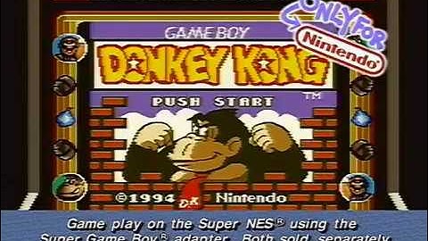 Donkey Kong (All Super Game Boy) -  Nintendo Power Previews 10 segment