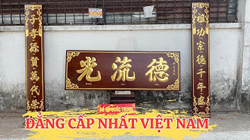Mẫu Hoành Phi Nguyên Khối Đẳng Cấp Nhất Thị Trường Hiện Nay | Đồ Gỗ Quốc Trung