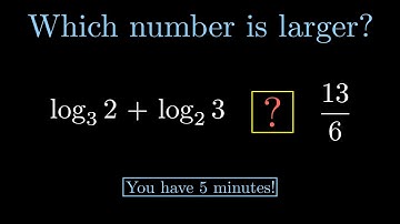 Logarithm Inequality | Quant Interview Questions