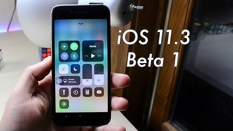 iOS 11.3 BETA 1 On iPHONE 6! (Review)
