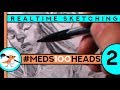 Real-time sketching #meds100heads 2 (no voice)