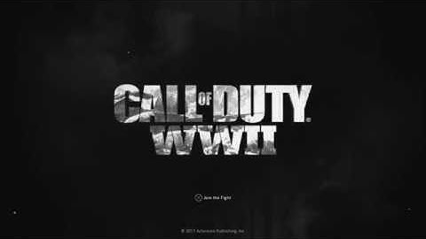 Call Of Duty WW2 Black Screen *FIX*