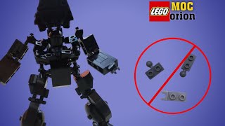 How to build a Lego suit armour mech (without ball joints): ORION