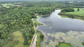 Evart Michigan Airbnb Aerial Video
