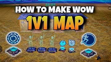 How To Make WOW 1v1 Map in PUBG Mobile | Custom Room Tutorial | Aroob Plays