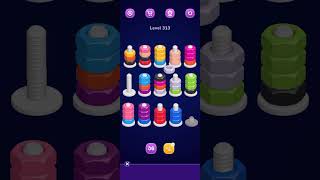 Nut Sort Level 313 Walkthrough | Nuts — Color Sort 313 solution