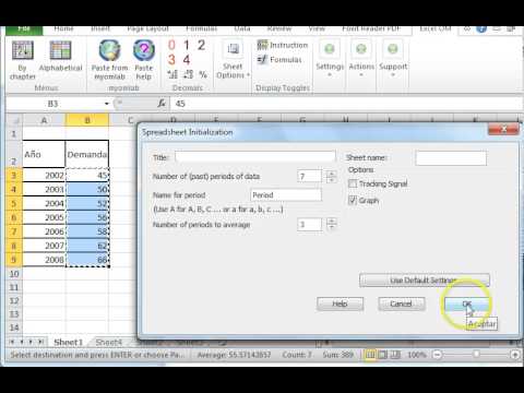 Tutorial Excel OM4 - YouTube