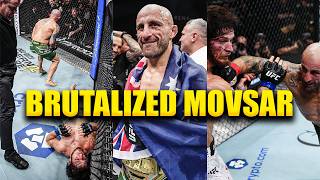Alexander Volkanovski BRUTALIZED Movsar Evloev At UFC 333