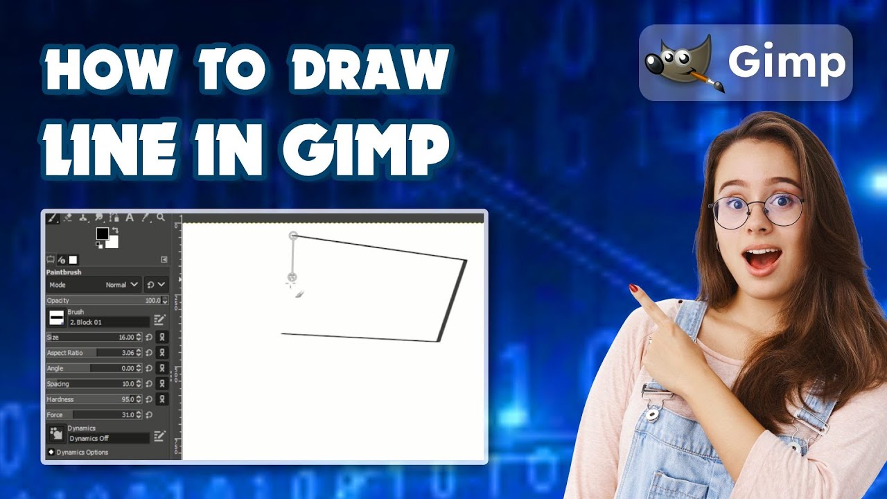How to draw line in gimp 2024 (GIMP Guide) - YouTube