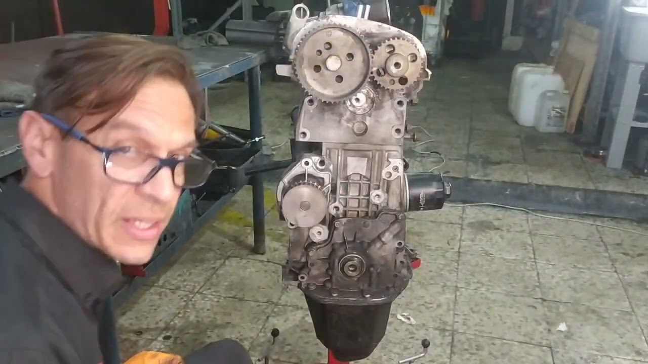 VOLKSWAGEN POLO 1.4 16V Desarmado del Motor Roto, Video Educativo De Daños, VW Engine Tear Down 2