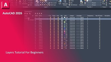 AutoCAD Layer Tutorial For Beginners!