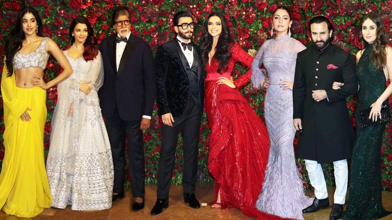 Image result for deepika padukone ranveer singh reception