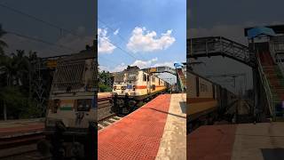 🚀 Rocket speedy train passing! #shortsvideo