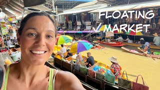 YOU DONT SEE THIS EVERYDAY!! | Bangkok Train Market & Floating Markets... Ep 324
