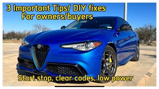 3 common DIY fixes for current and new Alfa Romeo Giulia owners
