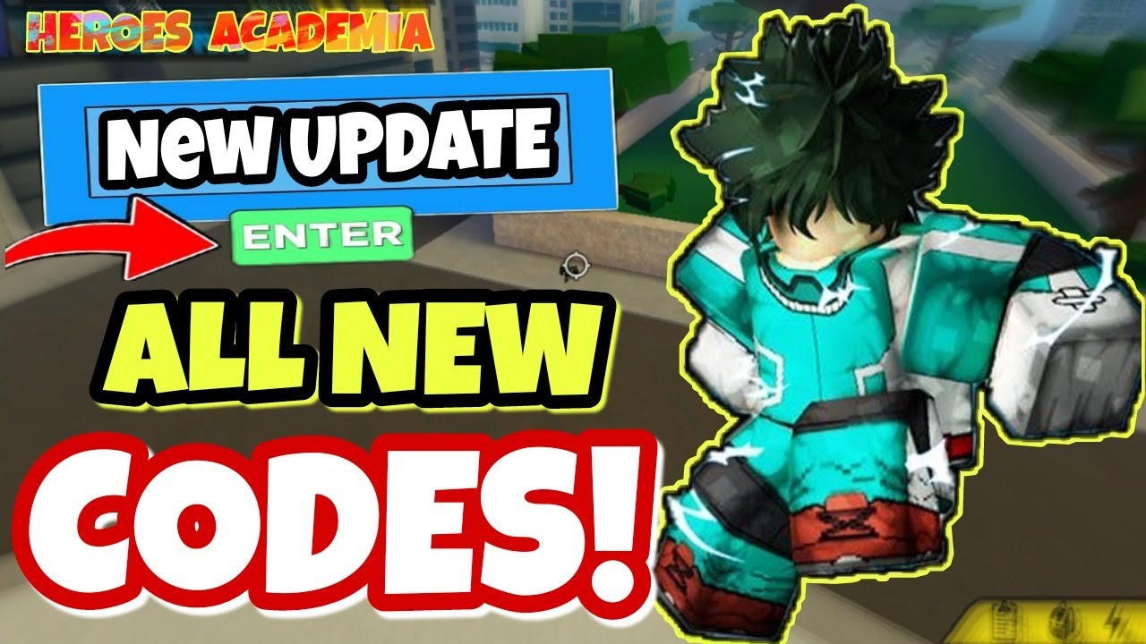 ALL *NEW* CODES in HEROES ACADEMIA 2020! New Updates [ROBLOX] YouTube
