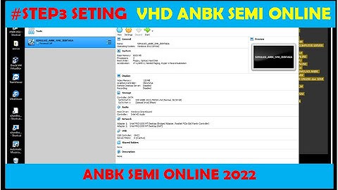 CARA SETING VHD ANBK SEMI ONLINE | #STEP3 #ANBK #SEMIONLINE